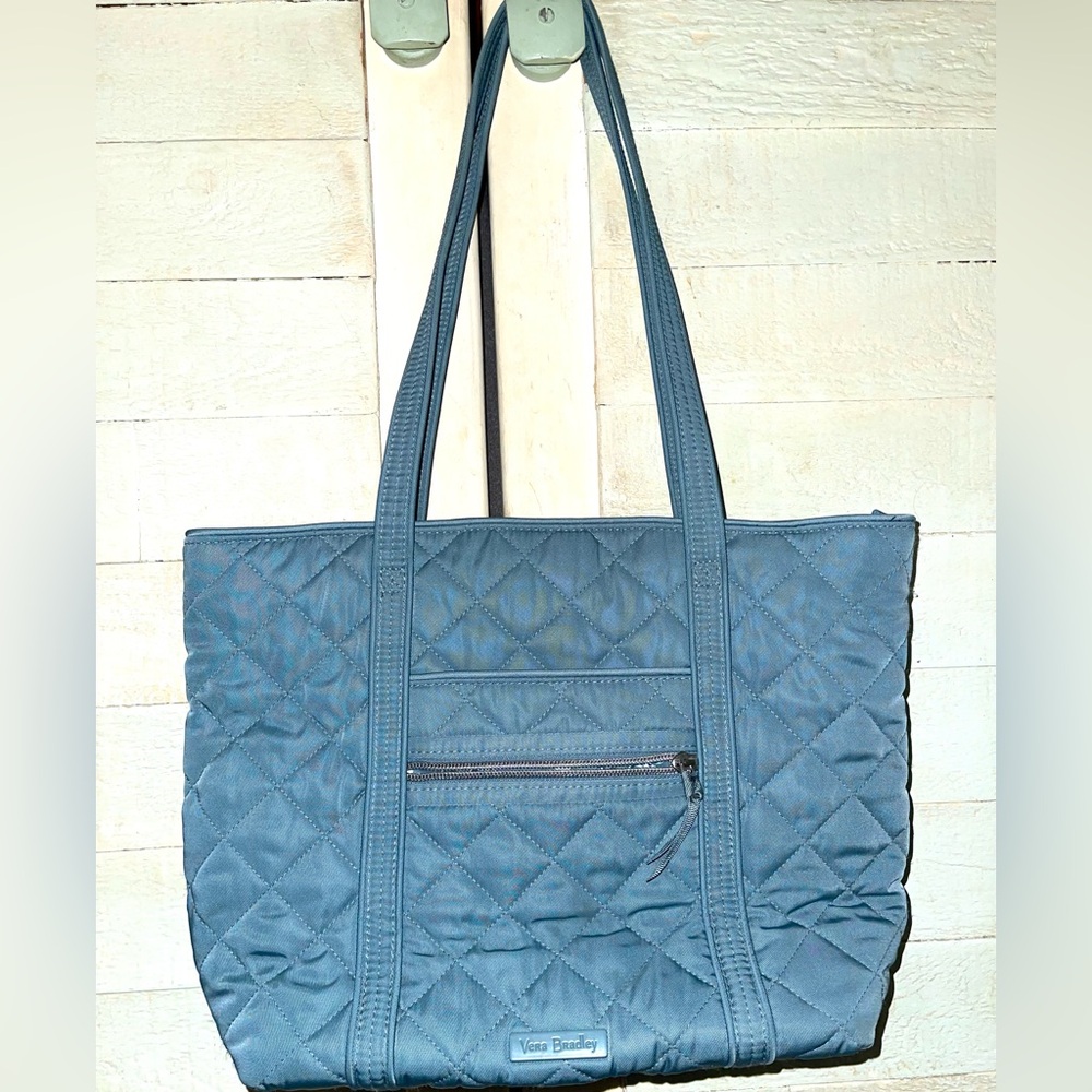 Vera Bradley Quilted Blue Tote